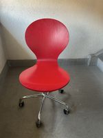 retro Bürostuhl Rot
