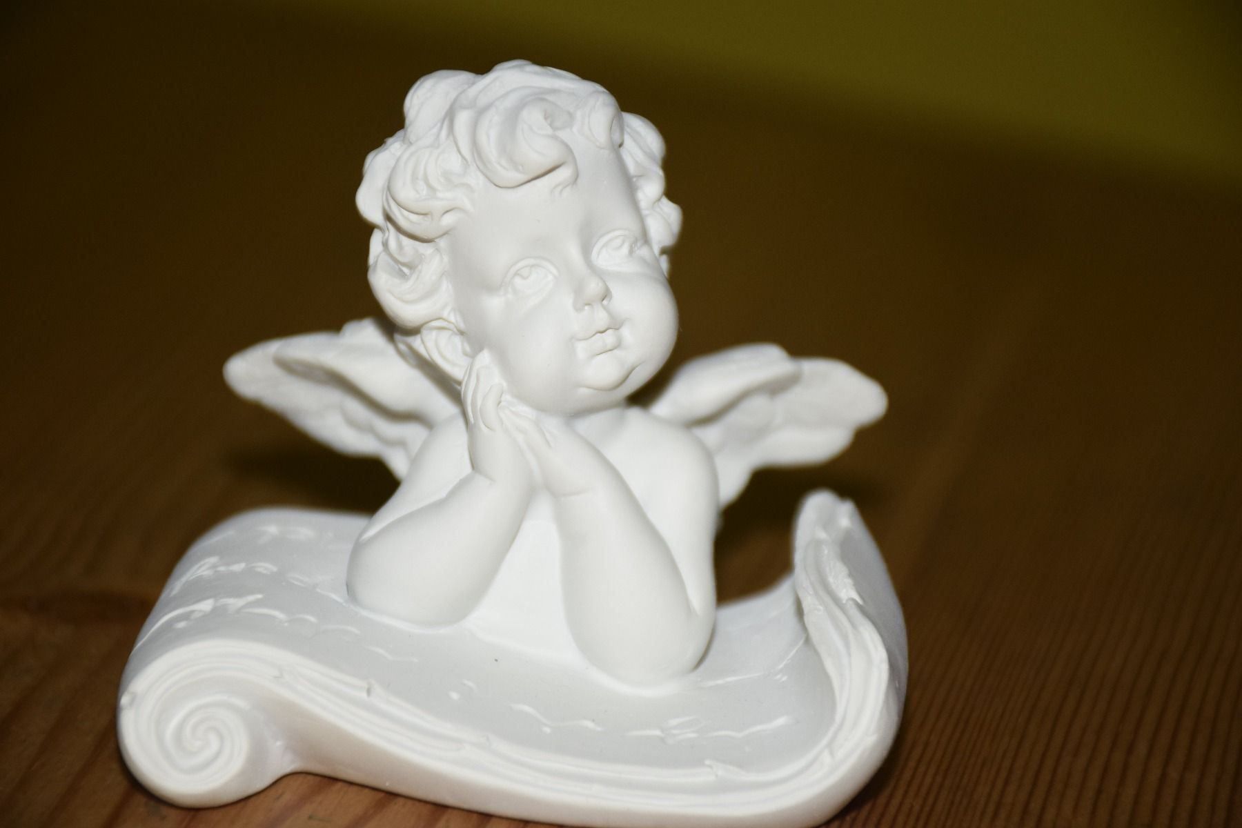 Statuette: Engeli auf Schriftenrolle Nr.10321 – Nuovo e nell'imballaggio originale da Wetzikon ZH venduto da Wetzicardo25 5