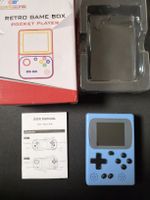 Retro Game Box Pocket Player blau mit versch. Spielen