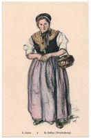 Schweizer Trachten: ST. GALLEN (Werdenberg) - Costumes Suiss