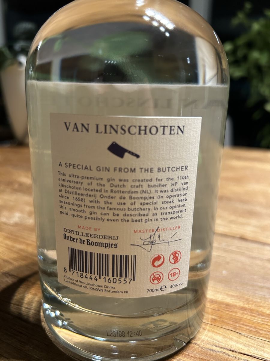 Spiritueux: Van Linschoten Gin Rotterdam – Neuf avec emballage d'origine à Zug par Tugiumerin 2