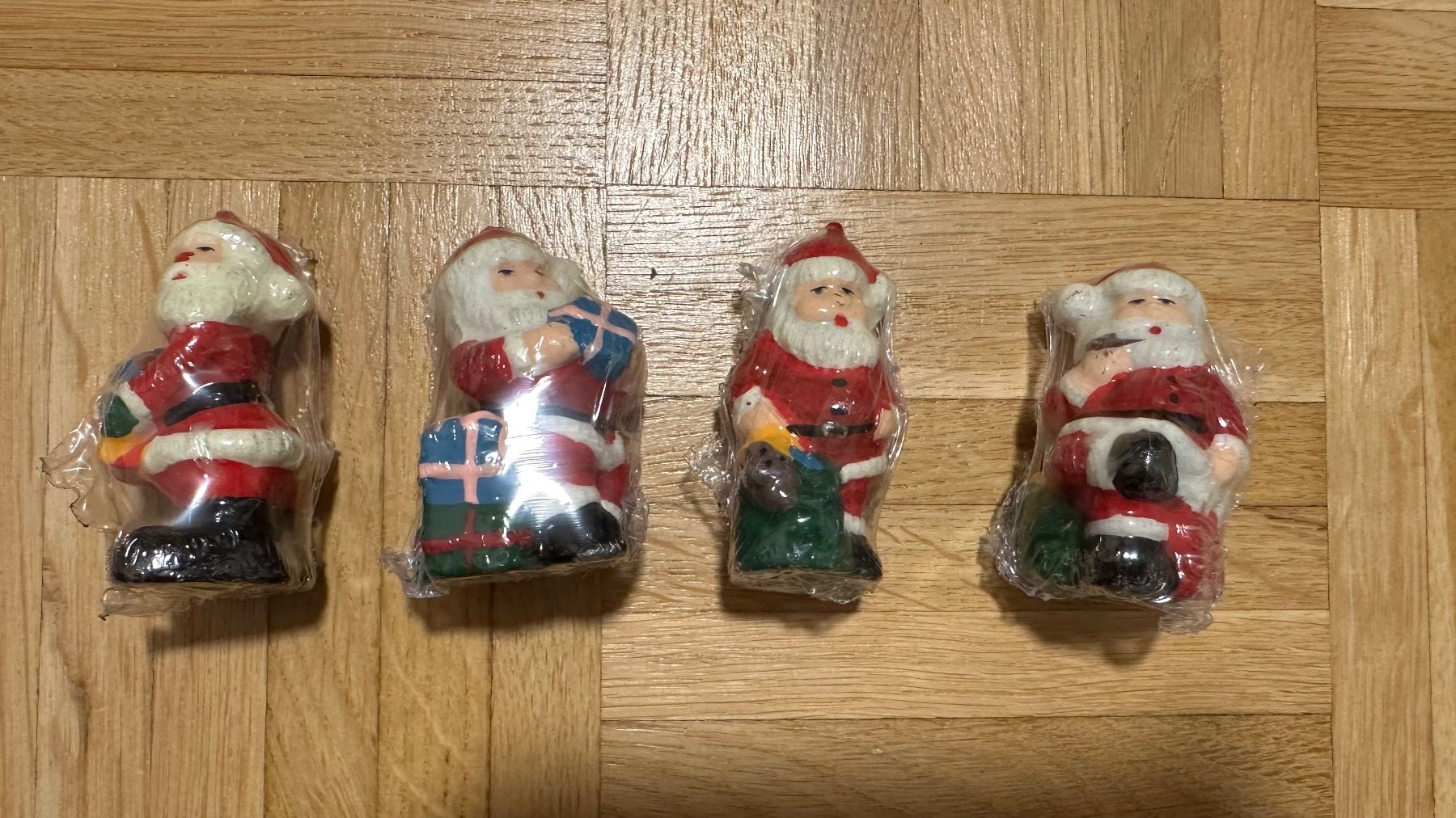 Candele: 4 Weihnachtsmann Kerzen – Nuovo (secondo la descrizione) da Schönenbuch venduto da marisli80 1