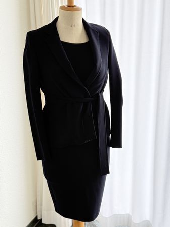 Max Mara Elegantes Businesskleid mit Bolerojäckchen -Size 34