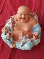 SEHR GROSSER BUDDHA &5 Kinder ☆