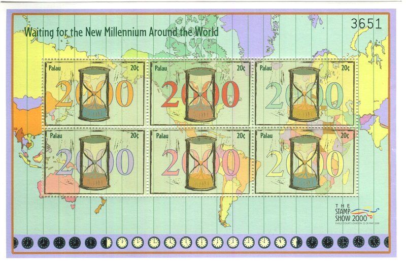Alle Briefmarken: Block "Millennium". Palau – Neu und originalverpackt aus Basel von Butsch5