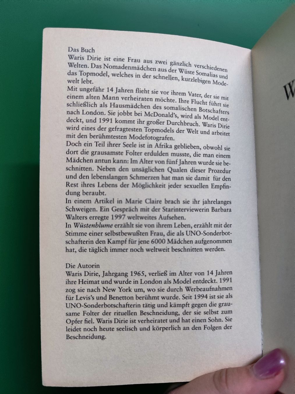 Libri: Waris Dirie Wüstenblume – Usato da Mägenwil venduto da VintageGirly 6
