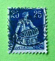  Nr.109 Sitzende Helvetia mit Schwert GESTEMPELT    