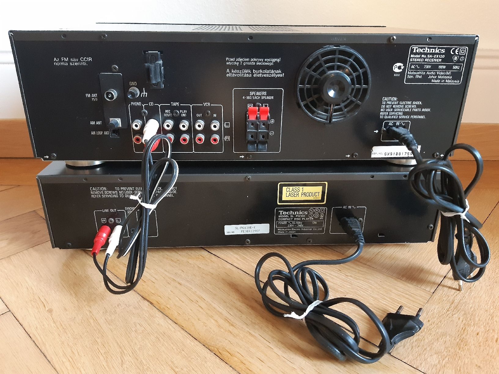 Technics Systèmes audio & multimédias: Stereoanlage Technics SA-EX120 Receiver / SL-PG100 CD-Player – D'occasion à Bern par Akisroker 2