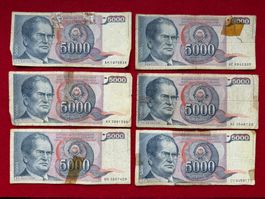 Belgrad 1985 - Jugoslawien - Dinara - 6 x Tito - KLEBEBAND