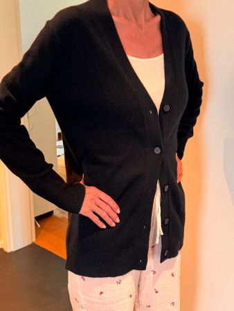Joseph Cardigan 100% Cashmere Grösse S in schwarz - neu