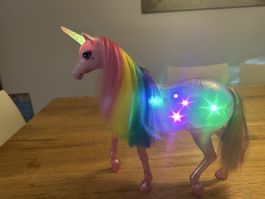 Barbiepferd Leuchtend mit Musik und Fussgetrampelgeräuschen