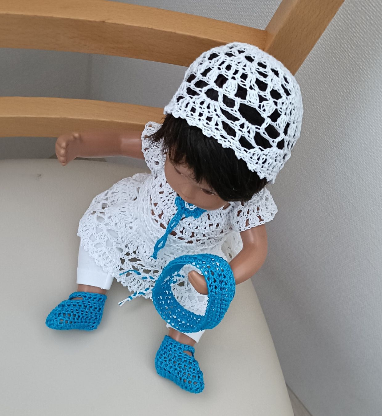 Bambole: Sasha Babyset gehäkelt – Nuovo e nell'imballaggio originale da Seewen SZ venduto da 27maan 3