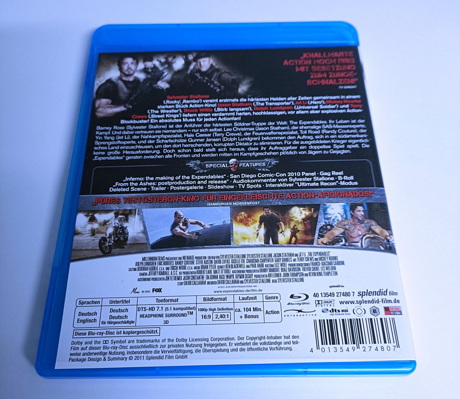 Tutti i DVDs: The Expendables - Blu-ray – Usato da Köniz venduto da Movieportal007 1