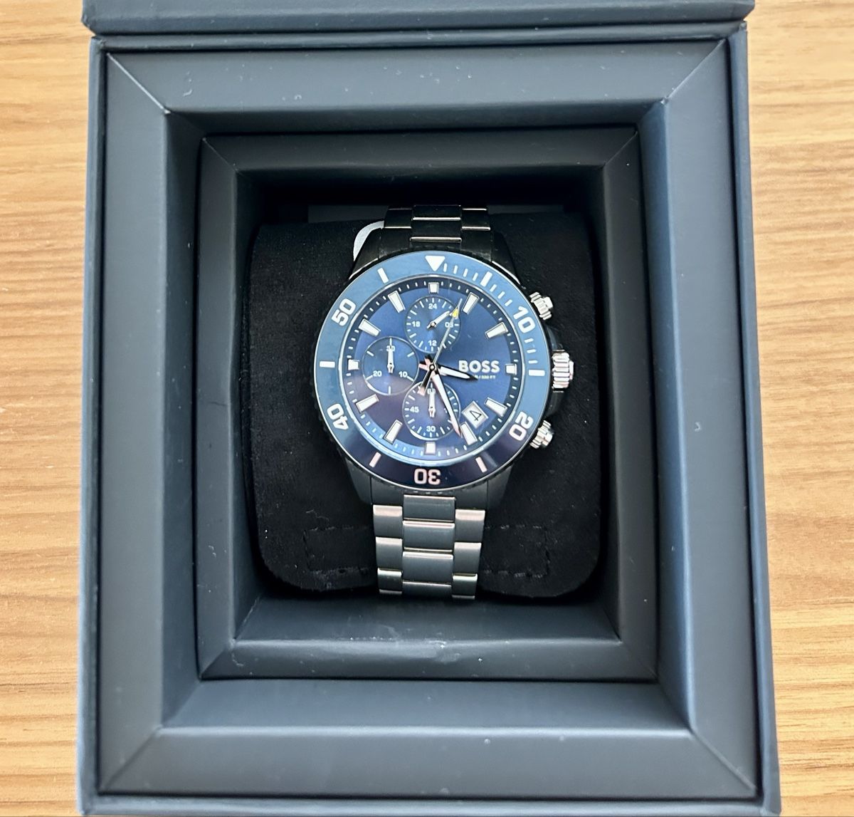 Hugo Boss Orologi: Hugo Boss Admiral Chronograph Herren Uhr mit Box – Nuovo (secondo la descrizione) da Zumikon venduto da Lio12