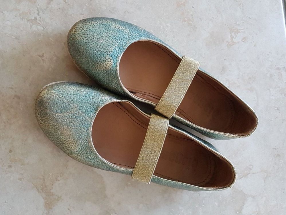 Ballerines Bisgaard Fille - Cuir Naturel Semelle Caoutchouc Souple