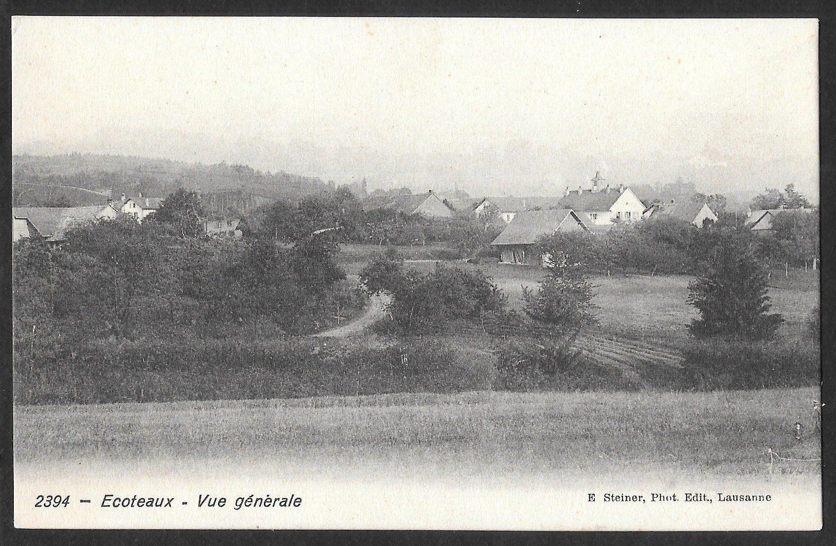 Cartes postales: Ecoteaux Gesamtansicht – D'occasion à Olten par clotaldi