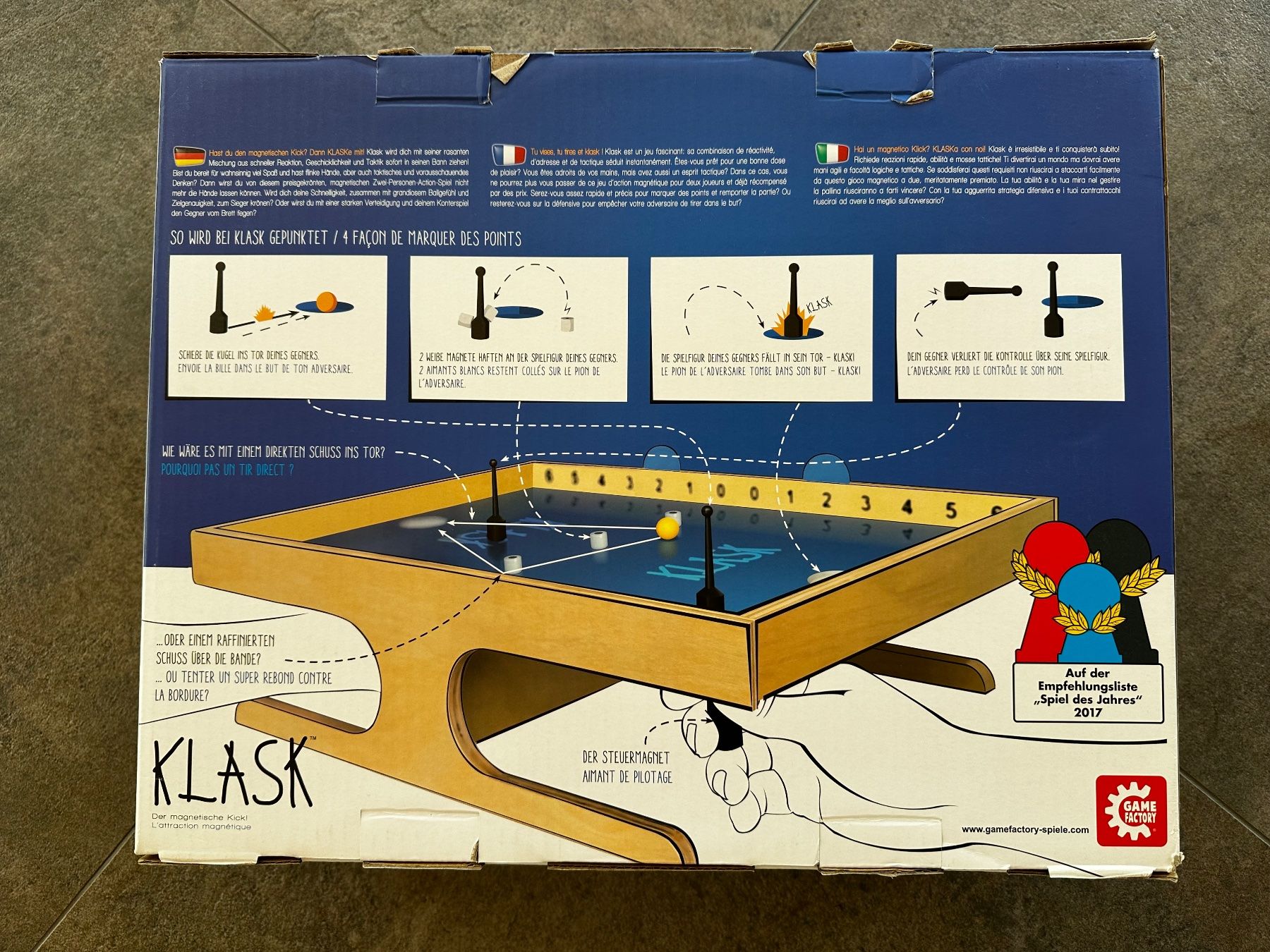 Giochi: KLASK - das magnetische Spiel – Usato da Sissach venduto da tapasu 1