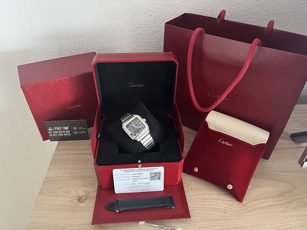 Cartier Uhren: * Cartier Santos Blue Dial | Full Set | Under Retail – Gebraucht aus Hombrechtikon von Alphex_Time 2