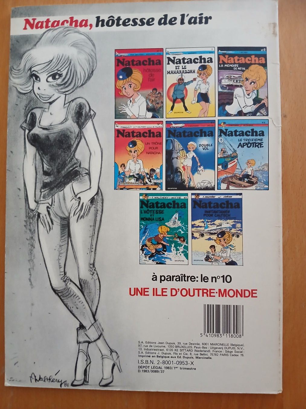 Fumetti: Natacha, tome 9 - Les machines incertaines   EO – Usato da Genève venduto da voyageur63 1