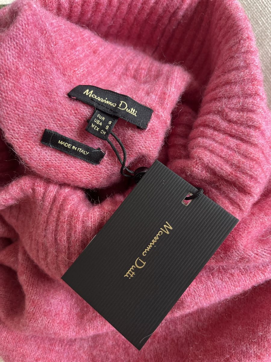 Massimo Dutti Maglioni & Felpe: Massimo Dutti Pink Roll Turtle Neck Jumper Size S – Nuovo (secondo la descrizione) da Mies venduto da nic_yk5d 4