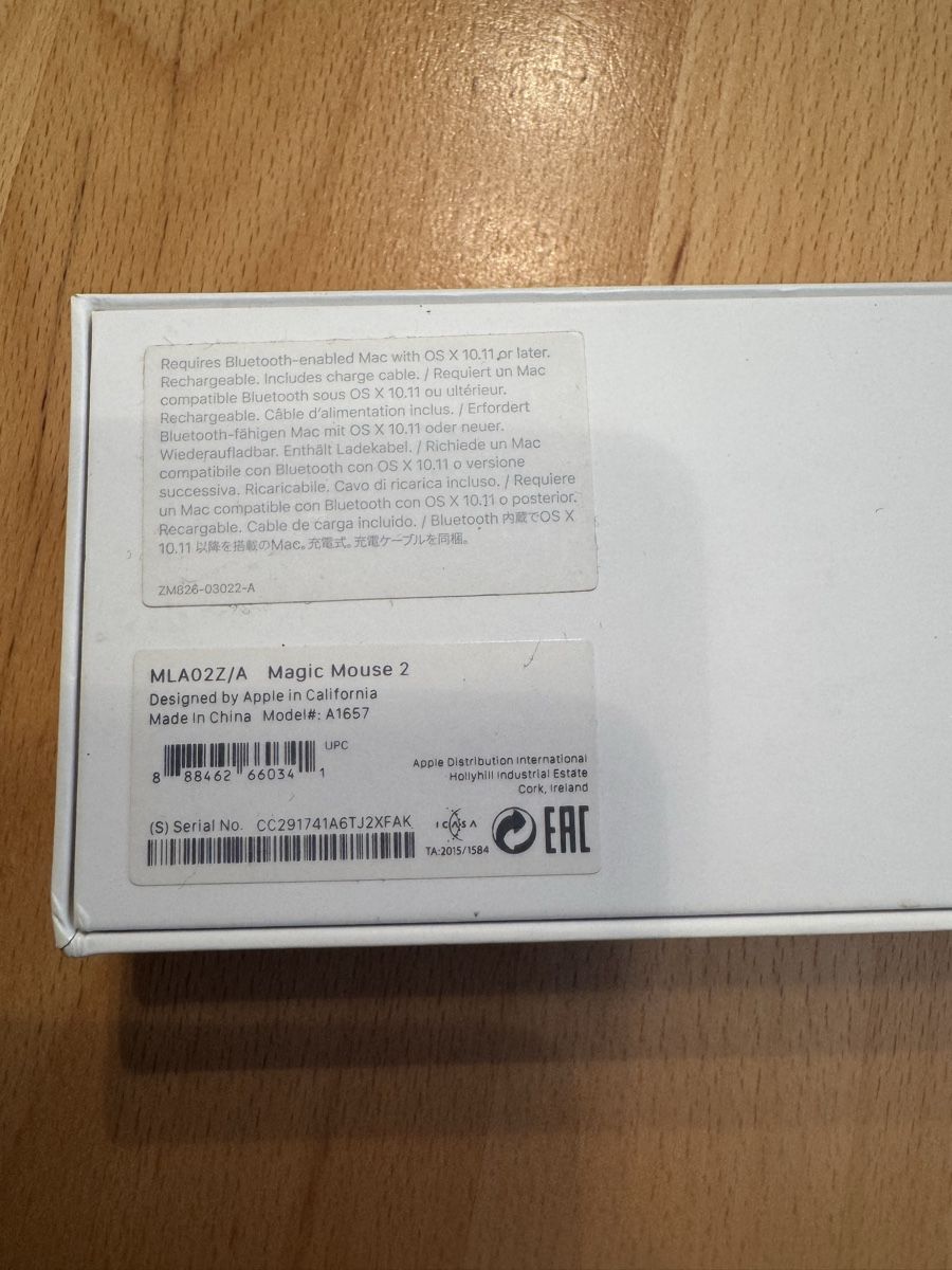 Apple Souris: Apple Magic Mouse 2 weiss, guter Zustand – Neuf (Voir description) à Willerzell par Kuno-Steelers 5