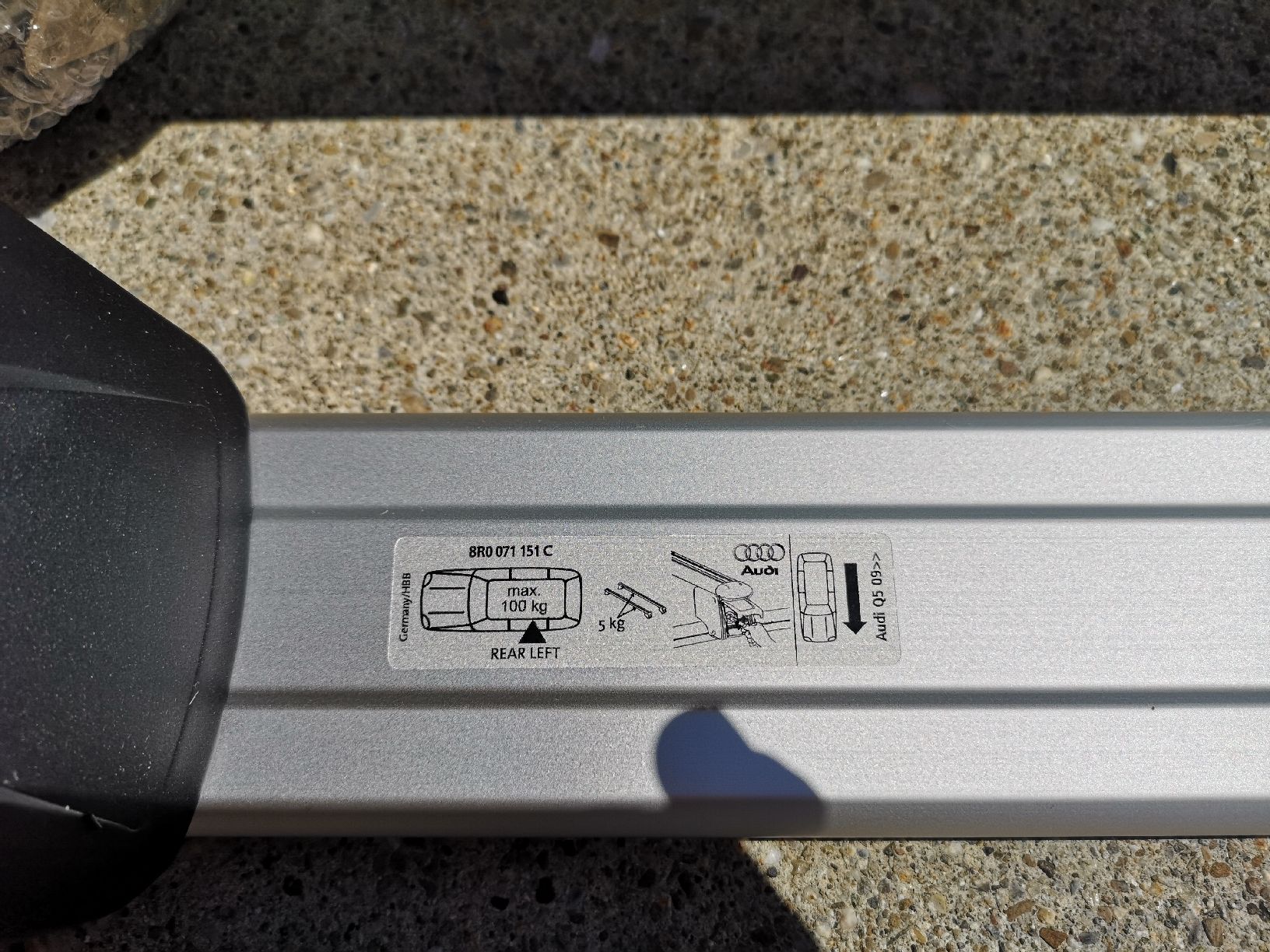 Portapacchi: Dachträger Audi Q5 – Nuovo e nell'imballaggio originale da Worb venduto da thomi-moosacker 1