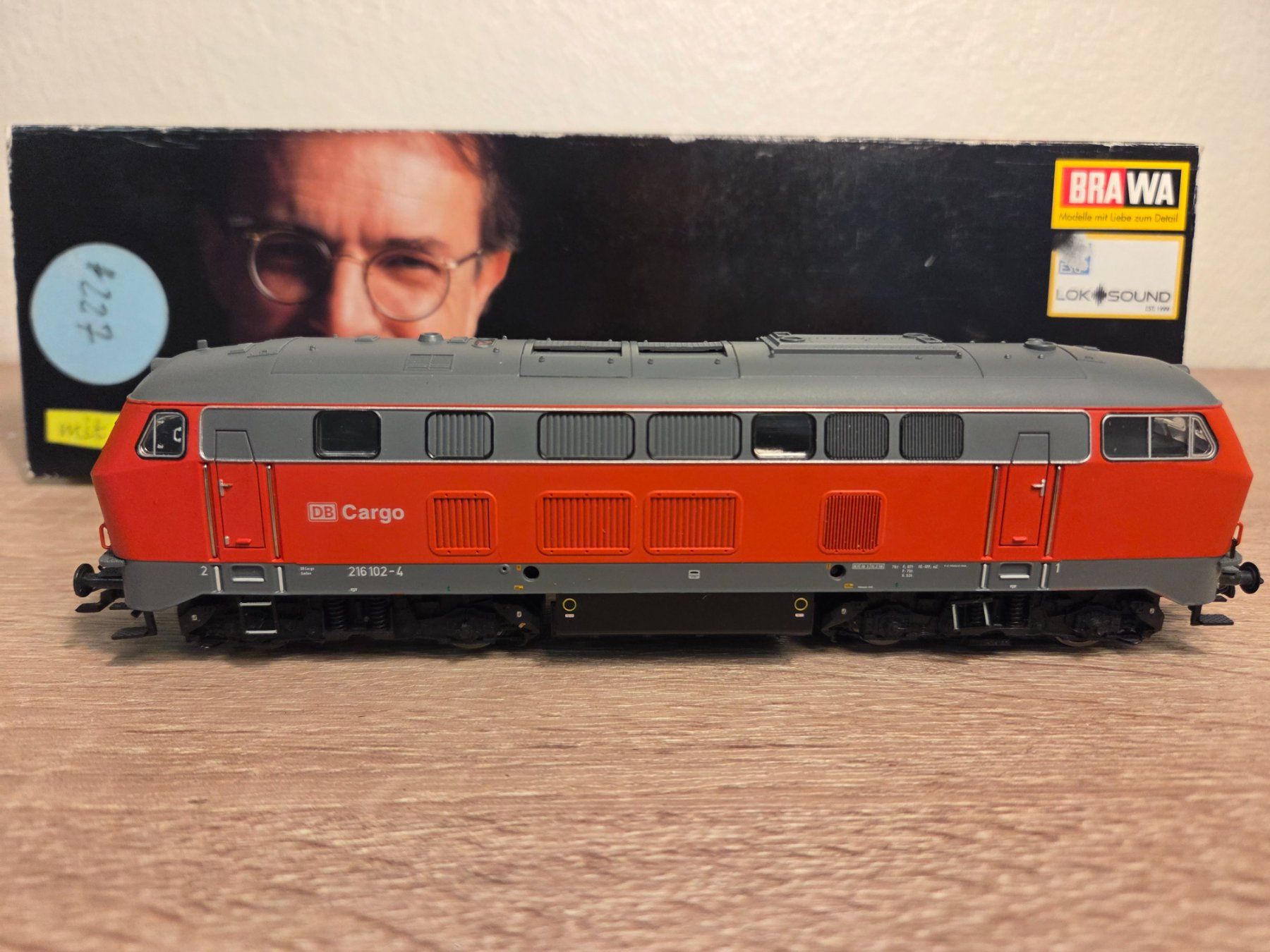 Brawa Modellini di ferrovie: Brawa 0384 Diesellok BR 216 DB H0 – Usato da St-Aubin-Sauges venduto da Lo_Go 1