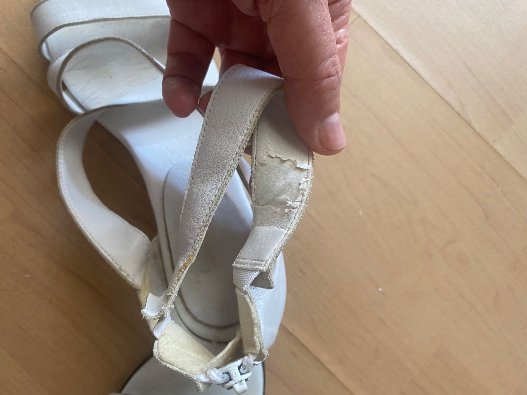 Damenschuhe: Sandale blanche T 40 – Gebraucht aus Martigny von ber_tdz7 5