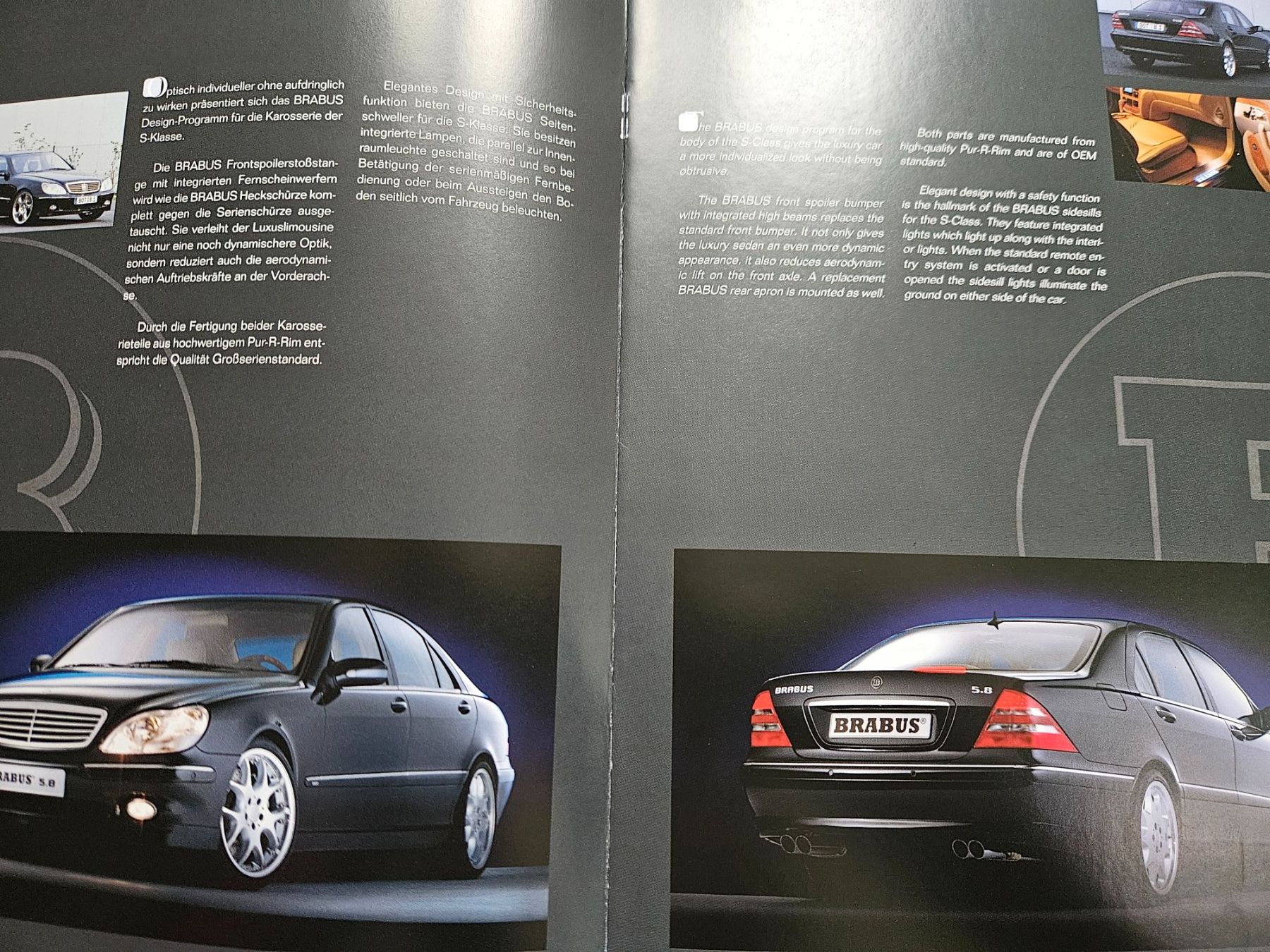 Mercedes-Benz Documenti: Brabus W 220 Programm Brabus 3.8 Brabus 5.8 Brabus V12 S xa – Usato da Flawil venduto da sr1_f6st 1