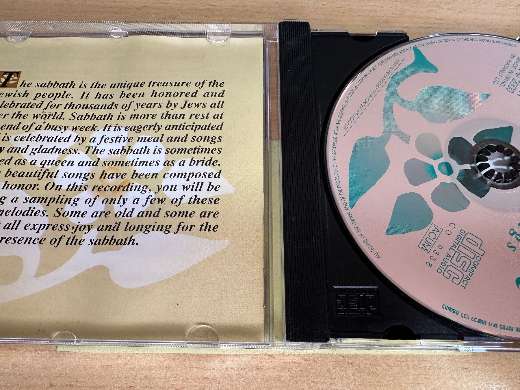 CD: B2 Various – Sabbath Songs – Usato da Rikon im Tösstal venduto da Alpenmutz 2