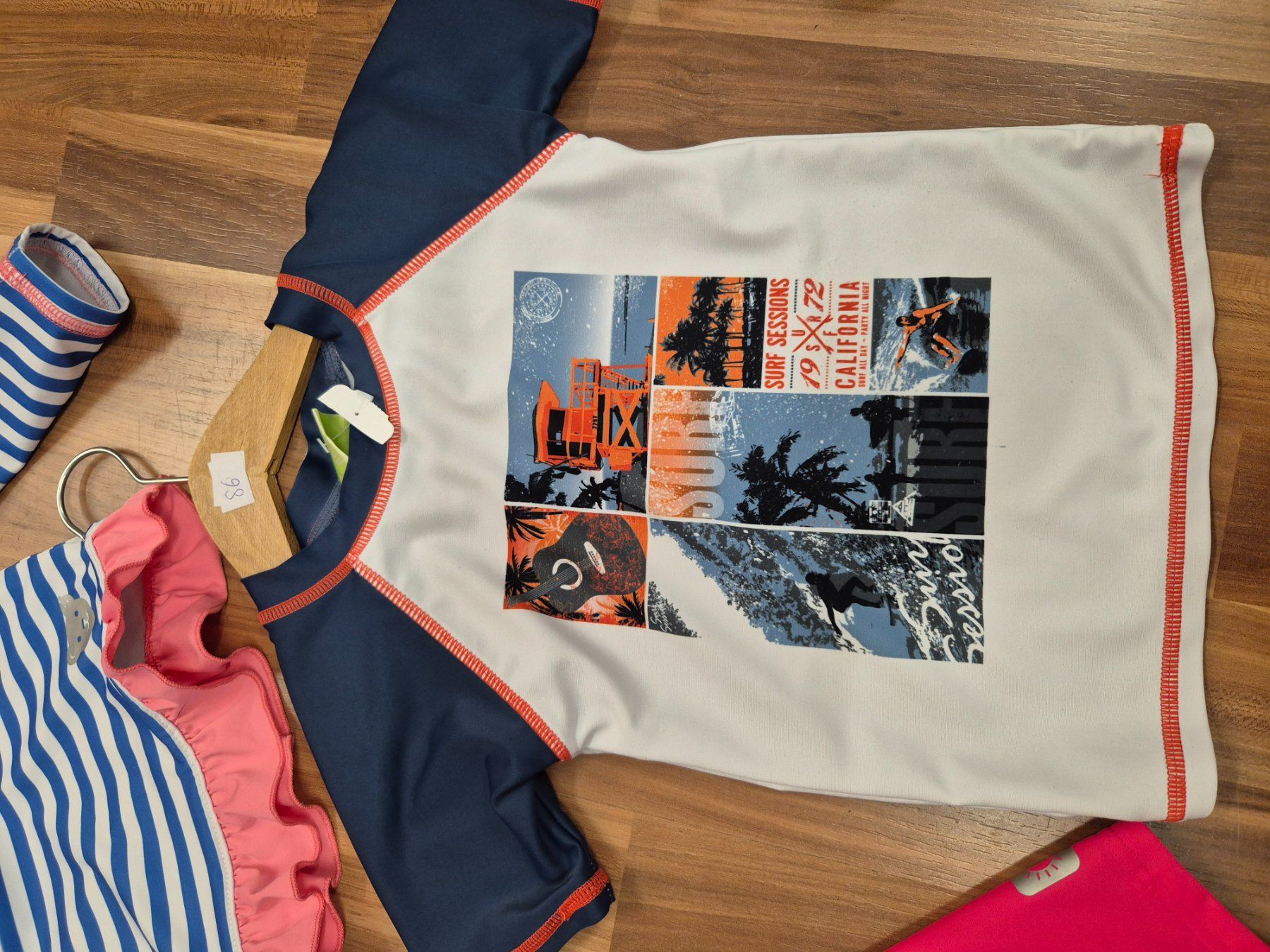 Costumi da bagno: UV  Shirts und Hose gr 86  B – Usato da Schwarzenburg venduto da Flamingo07 1