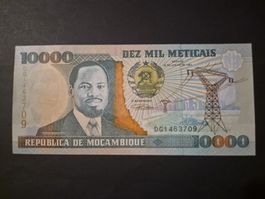 Mozambique 1991 10.000 meticais P137 UNC