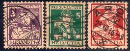 SERIE PRO JUVENTUTE 1916 GESTEMPELT ERHALT SIEHE SCAN - H91