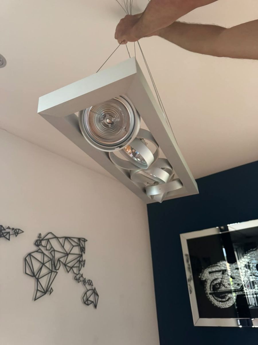 Lampade: Plafonnier Design Moderne 4 Spots Orientables – Usato da Morges venduto da Alexys23 2
