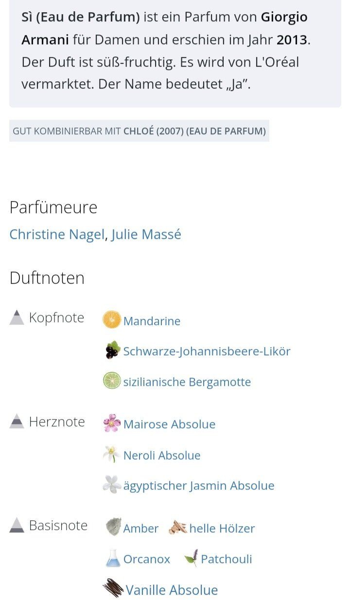 Armani Parfum & Eau de Toilette: 5 ml ARMANI SI EAU DE PARFUM ABFÜLLUNG – Neu (gemäss Beschreibung) aus St. Gallen von CaliSunshine 3