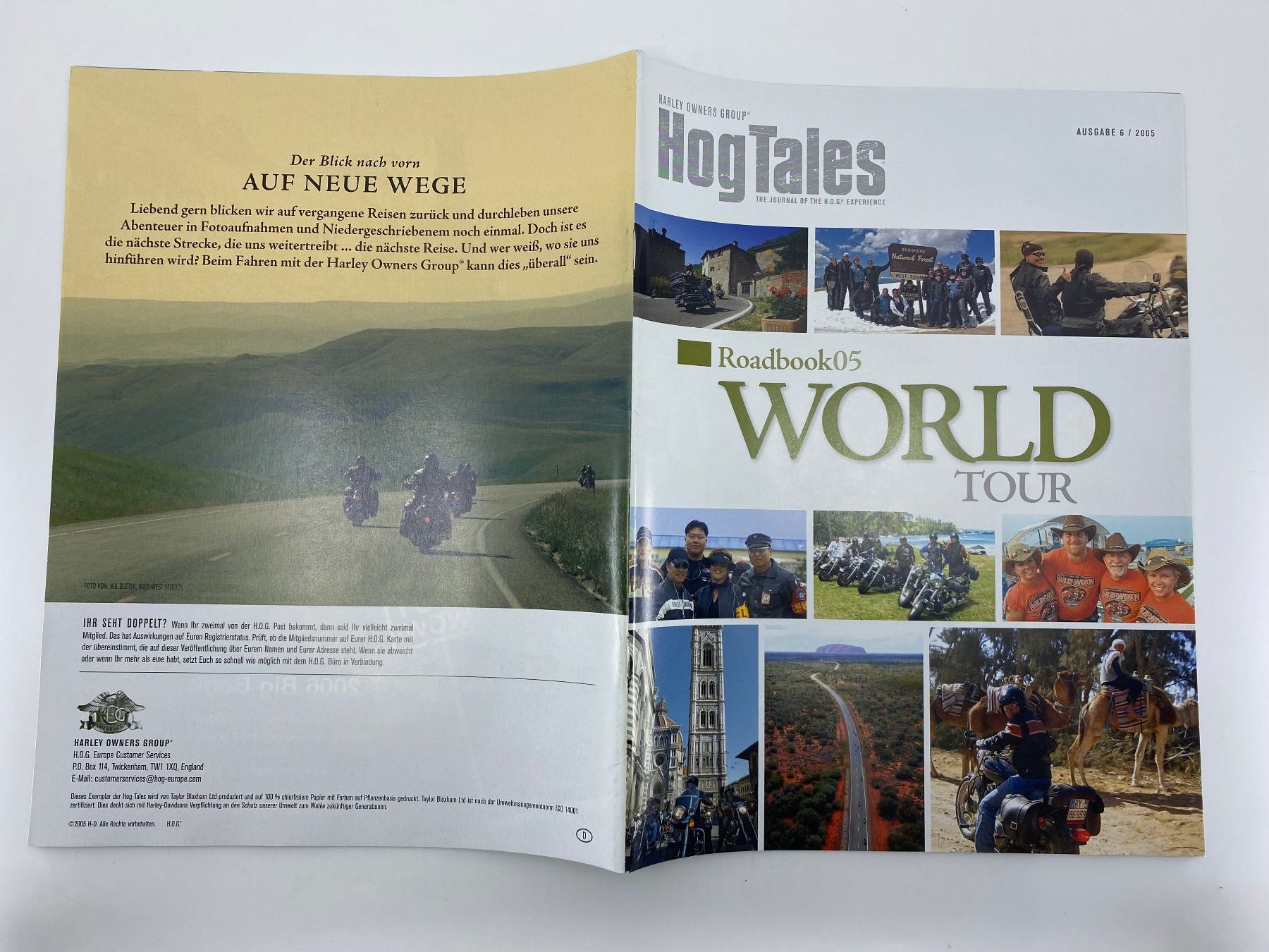 Riviste & Magazine: Harley Owners Group HOG Magazine  HogTailes 2005 – Usato da Langwiesen venduto da Restposten-24 5