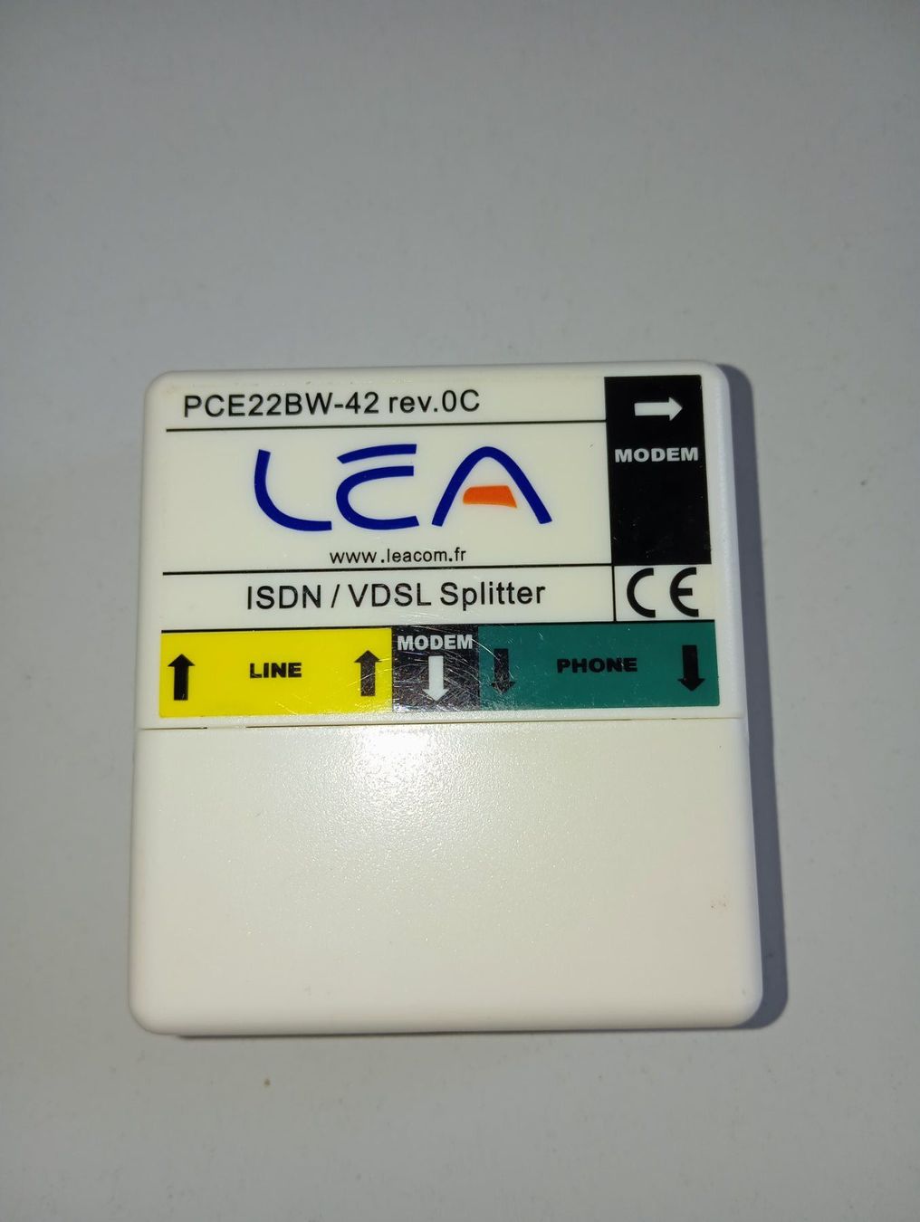 Laufwerke & Adapter: LEA ISDN/VDSL Splitter PC22BW-42 rev.0C – Gebraucht aus Brüttisellen von VideoGang 1