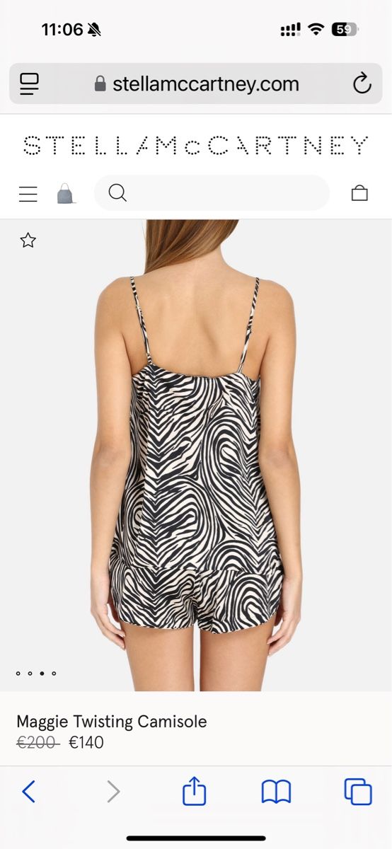 Stella McCartney Tops: STELLA MCCARTNEY satin top M parfait était 🦓 – Neuf (Voir description) à Pully par Sell_it_all 2