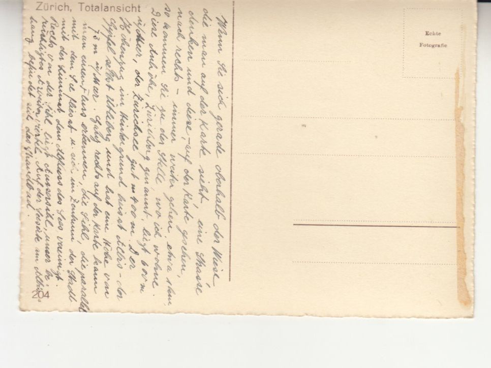 Cartoline postali: Zürich ca. 1940,  3 Karten – Usato da Bürglen TG venduto da StampGraf 2