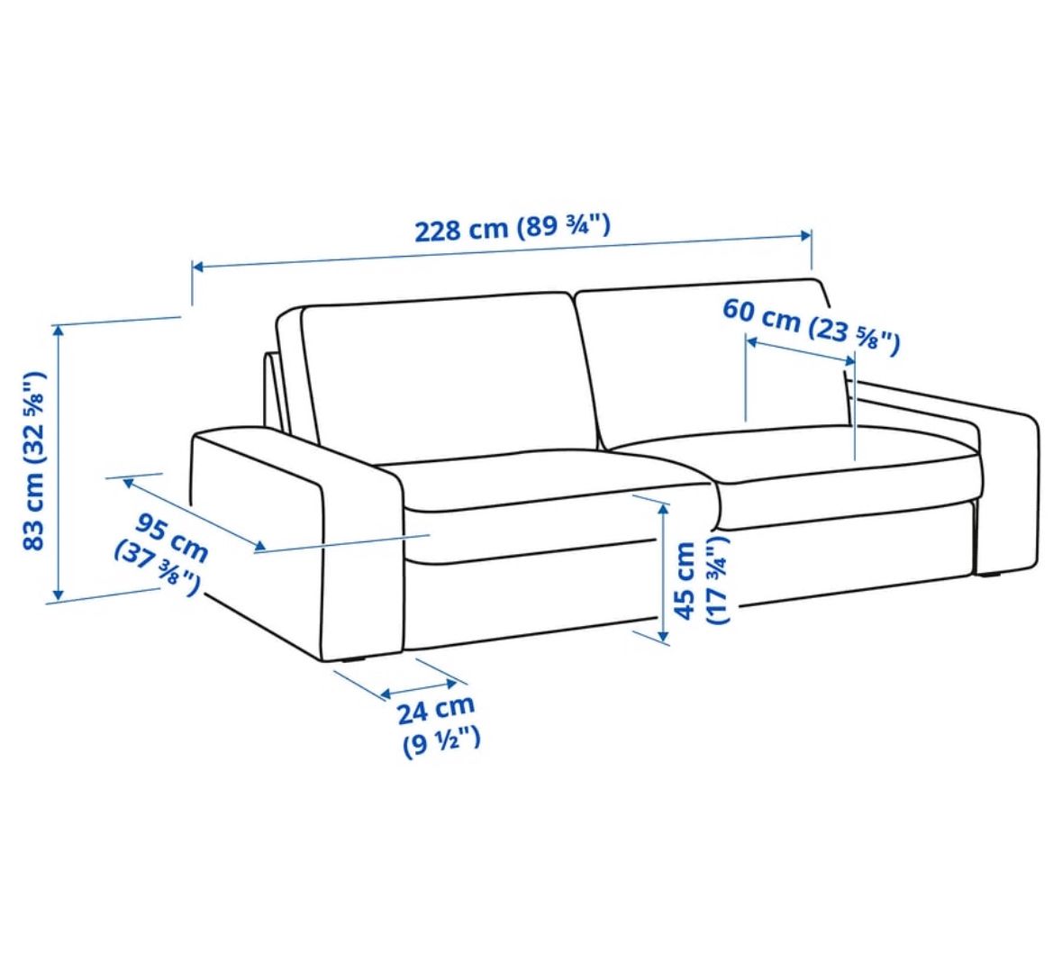 Ikea Divani: IKEA KIVIK - 3-seater sofa - Tallmyra beige – Nuovo (secondo la descrizione) da Zürich venduto da laurargrana 5