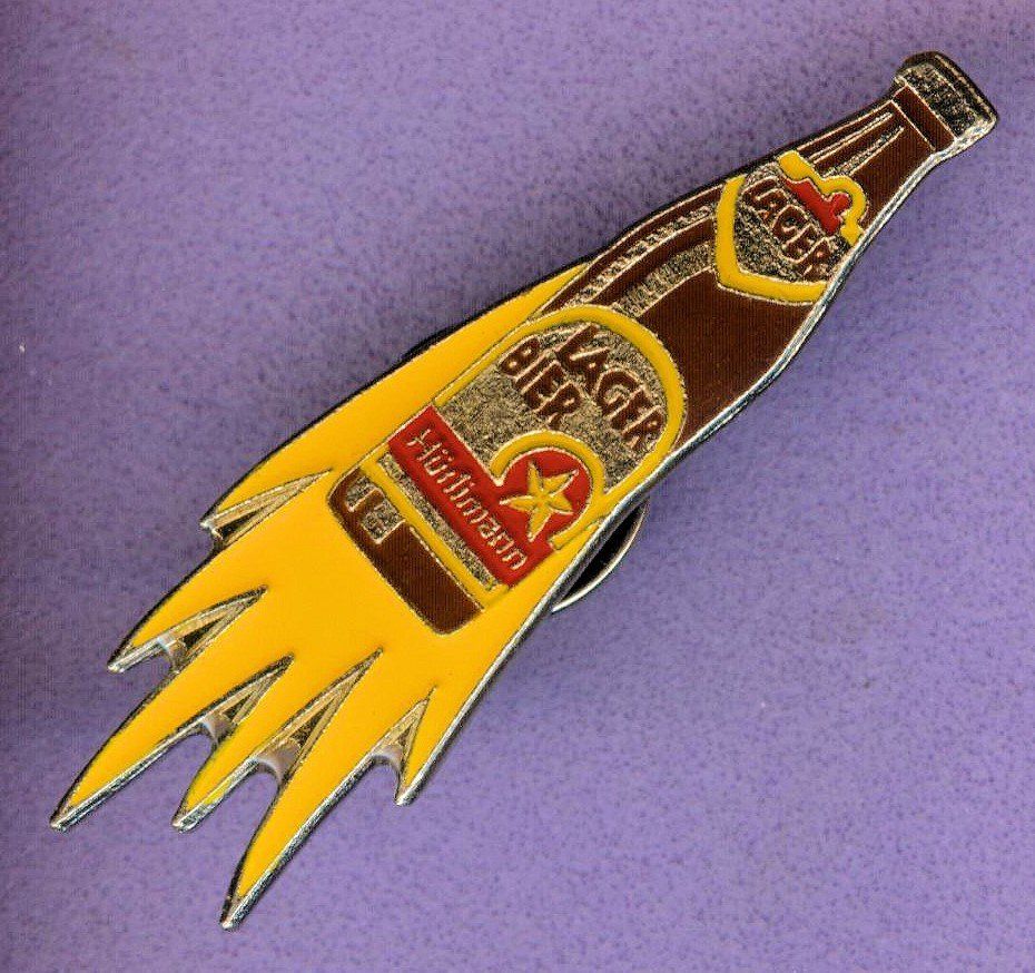 Hürlimann Plaquettes & Badges: Hürlimann Bier  Rackete – D'occasion à Winterthur par Sammleroase