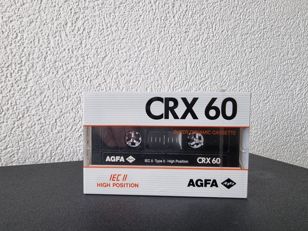 Cassette Audio AGFA 60 Minutes - Type II (CRX 60) - NEUVE Sous Blister