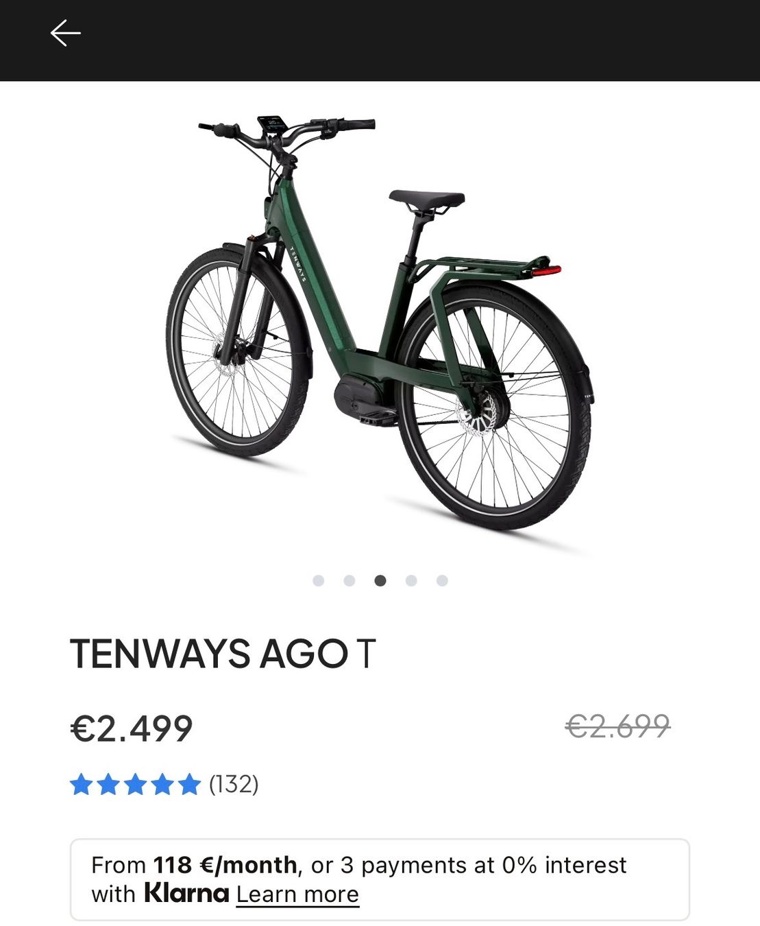 Biciclette: Tenways AGO T E-BikE – Usato da Bottmingen venduto da and_p9kj
