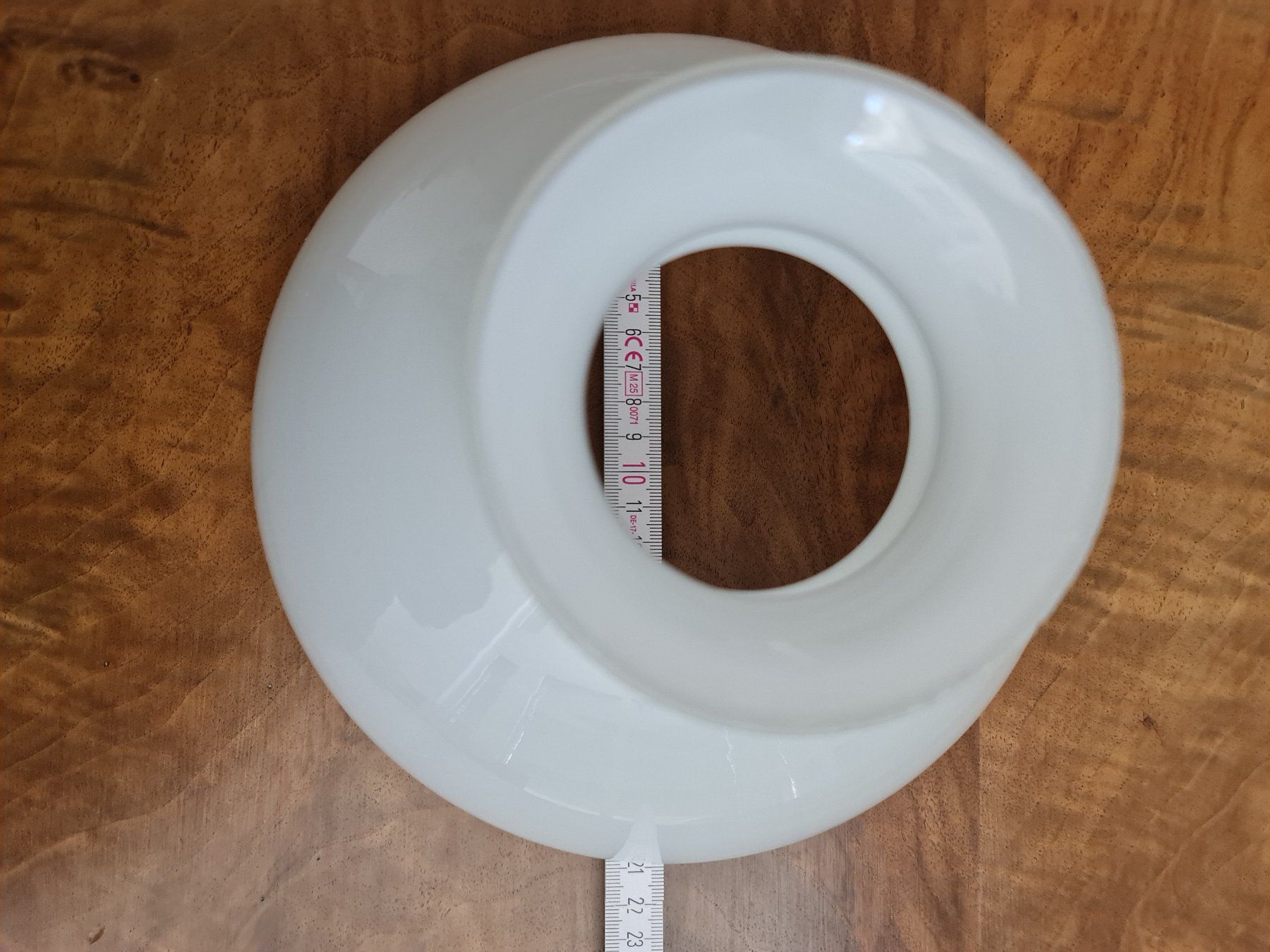Lampade: Antike Petroleumleuchte, Original, Glas, Opalinglas – Usato da Thun venduto da Lieblingsblume 5