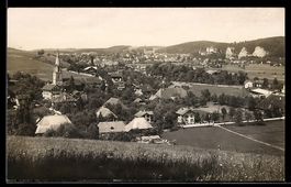AK Oberburg /BE, Ort mit Kirche