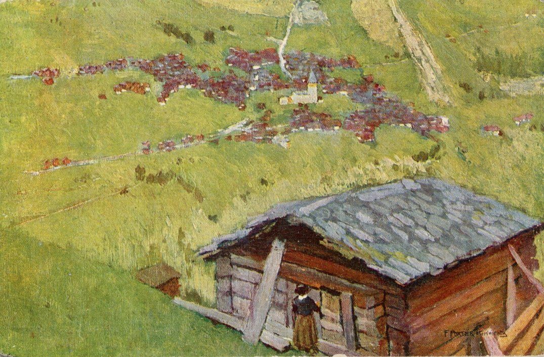 Cartoline postali: Grimentz   VS       en 1926 – Usato da Brig venduto da Valcards54