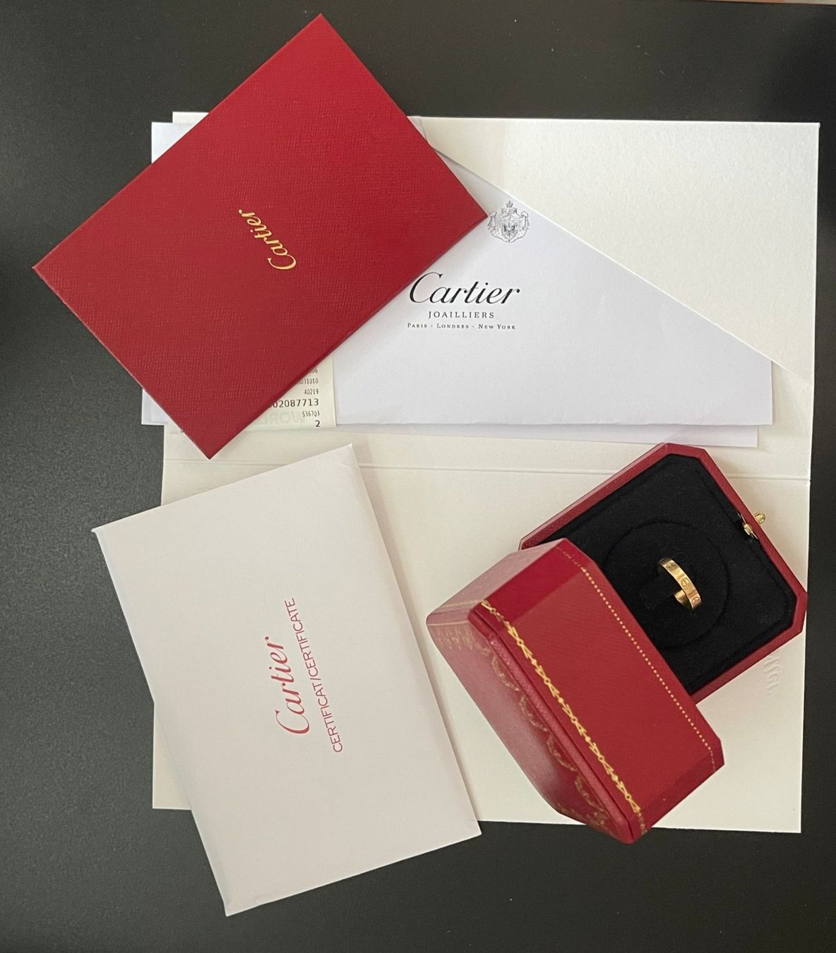 Cartier Anelli: Cartier Goldring mit Box – Usato da Hagendorn venduto da gtur94 1
