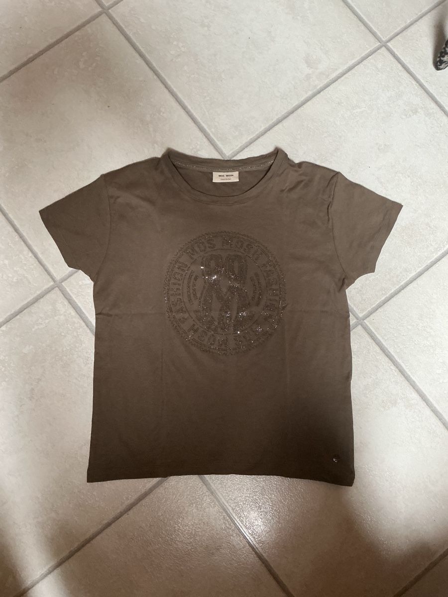 Mos mosh T-shirt: MOS MOSH  Shirt mit Glitzer-Print – Nuovo (secondo la descrizione) da Belp venduto da embudu20