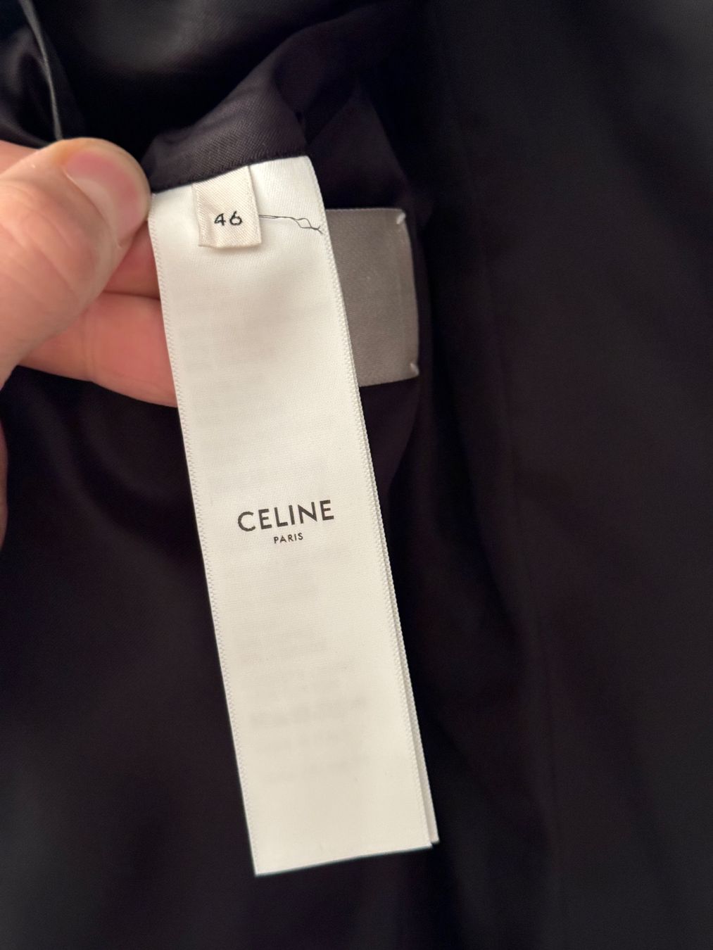 Celine Giacche: Celine Blazer schwarz Wolle mit Samtkragen x Hedi Slimane – Usato da Zürich venduto da dodichnobligmailcom 6