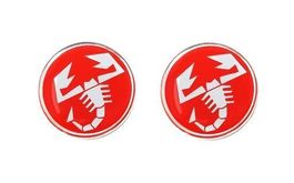 Abarth Skorpion 2x12mm Aufkleber Sticker (2 Stk. in 1 Set)